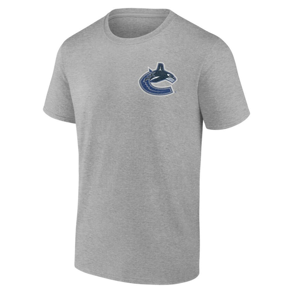 Vancouver Canucks Glory Skates T-Shirt - Heather Gray | NHL online