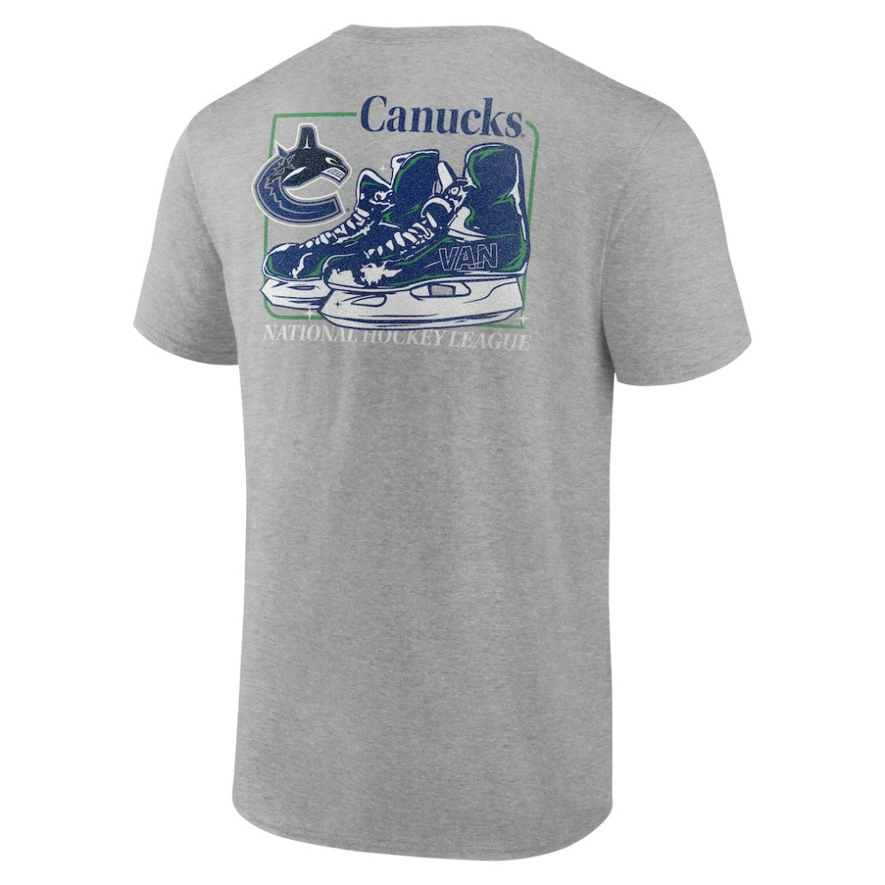 Vancouver Canucks Glory Skates T-Shirt - Heather Gray | NHL online