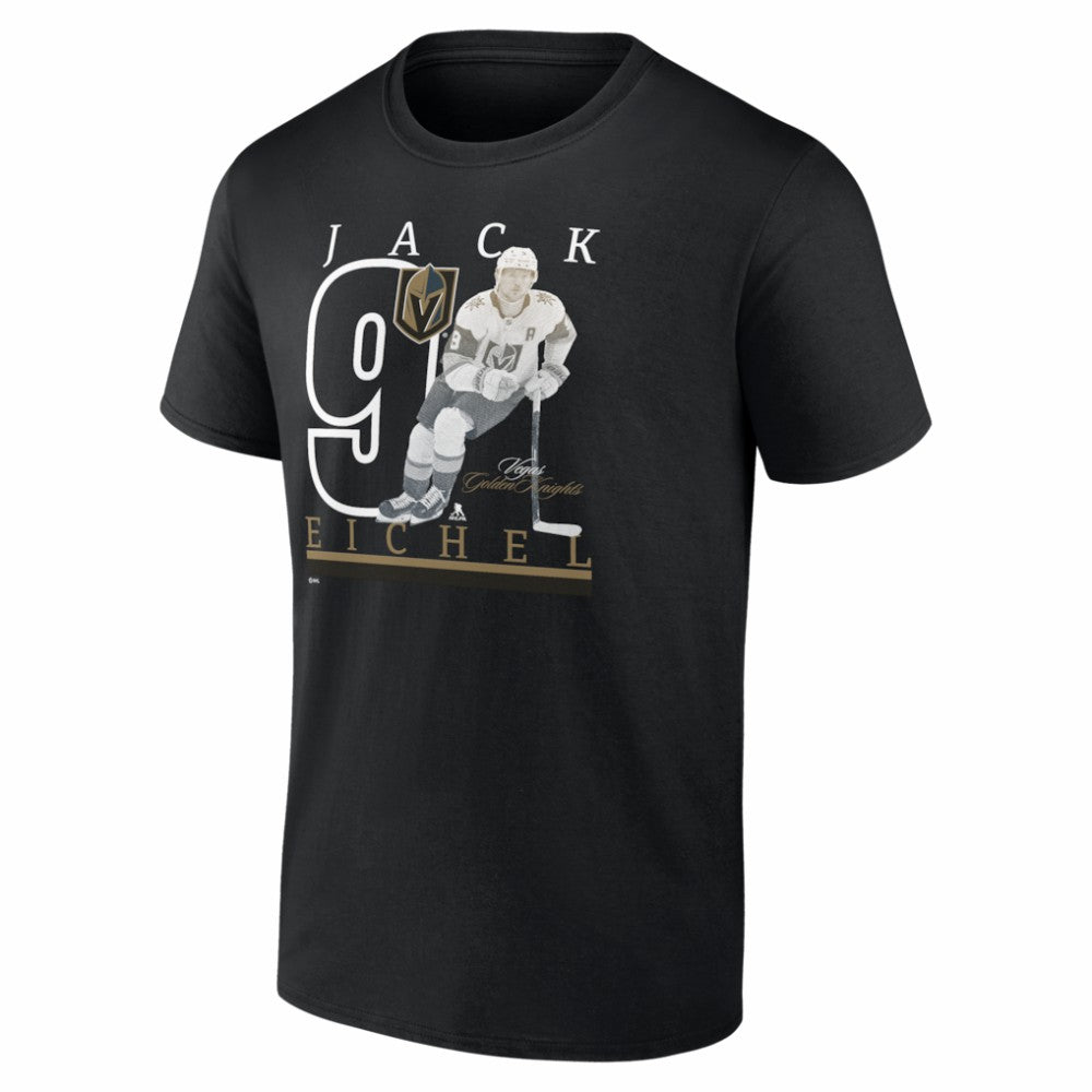 Jack Eichel Vegas Golden Knights Player Show T-Shirt - Black | NHL Lifestyle