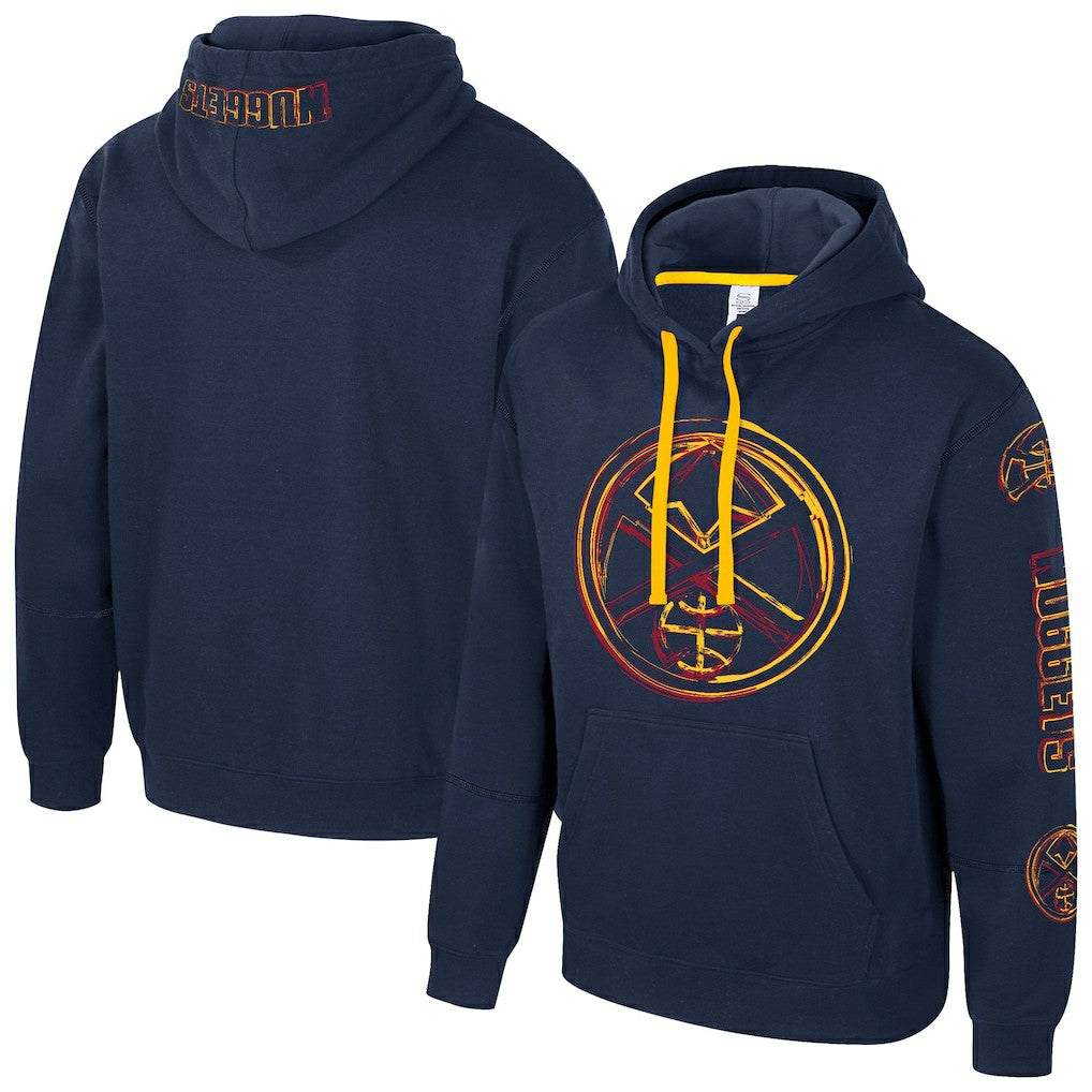 Denver Nuggets Stadium Essentials Unisex Elementized Pullover Hoodie Navy
