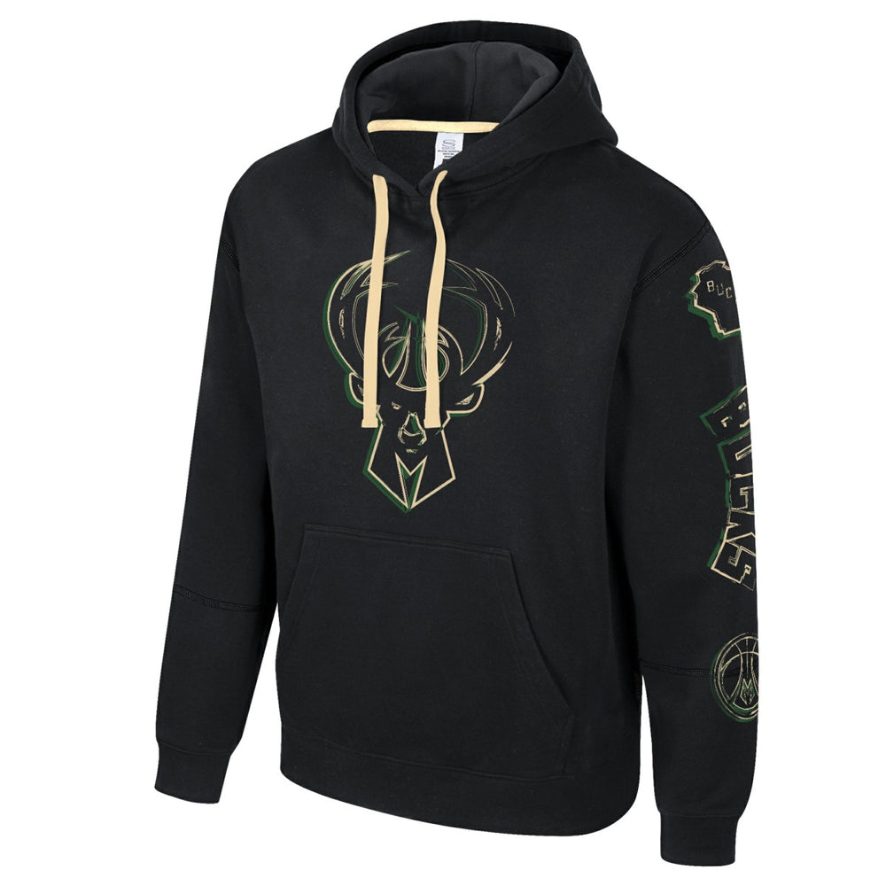 Milwaukee Bucks Stadium Essentials Unisex Elementized Pullover Hoodie Black