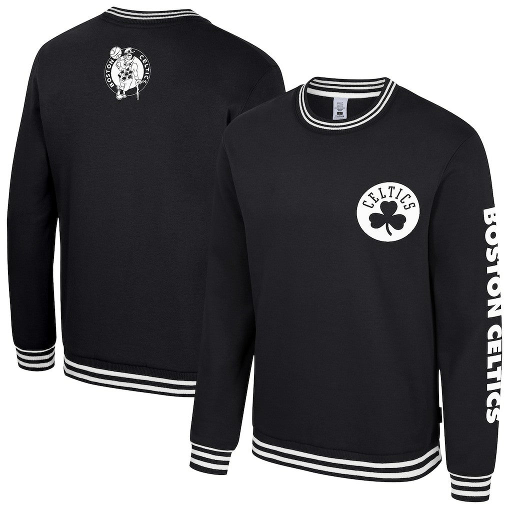 Boston Celtics Stadium Essentials Unisex Half-Time 2 Pullover Sweatshirt Black