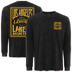 Los Angeles Lakers Sportiqe Men's Bono Long Sleeve T-Shirt Black