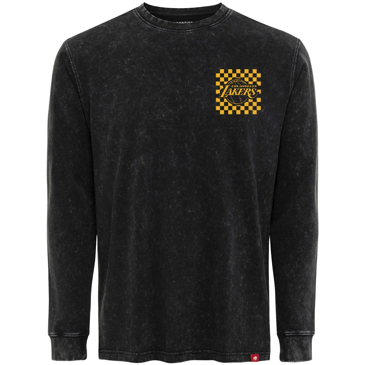 Los Angeles Lakers Sportiqe Men's Bono Long Sleeve T-Shirt Black