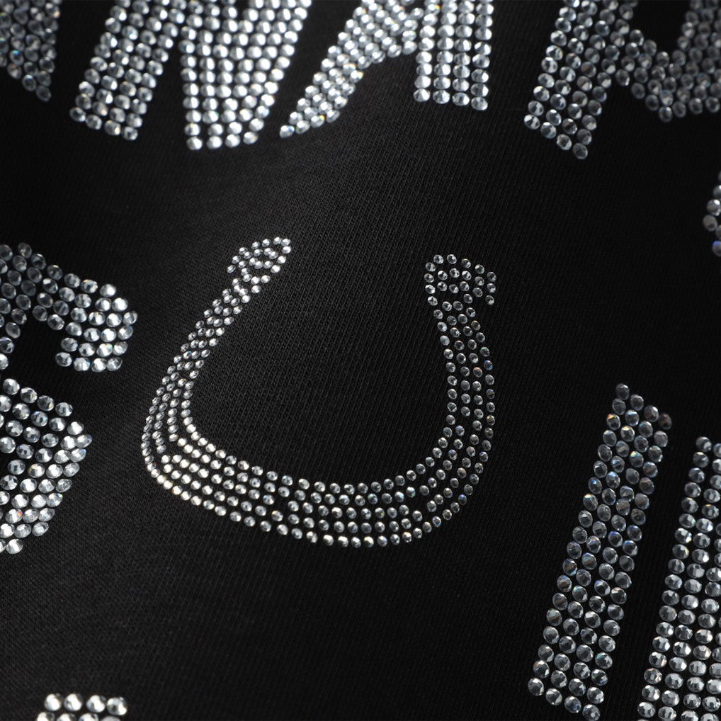 Indianapolis Colts Gameday Couture Women's Oversized Hype Era Rhinestone Text Sweatshirt - Black - NFL