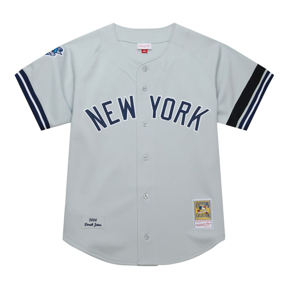 Derek Jeter New York Yankees Mitchell & Ness Cooperstown Collection 2000 World Series Authentic Jersey for sale