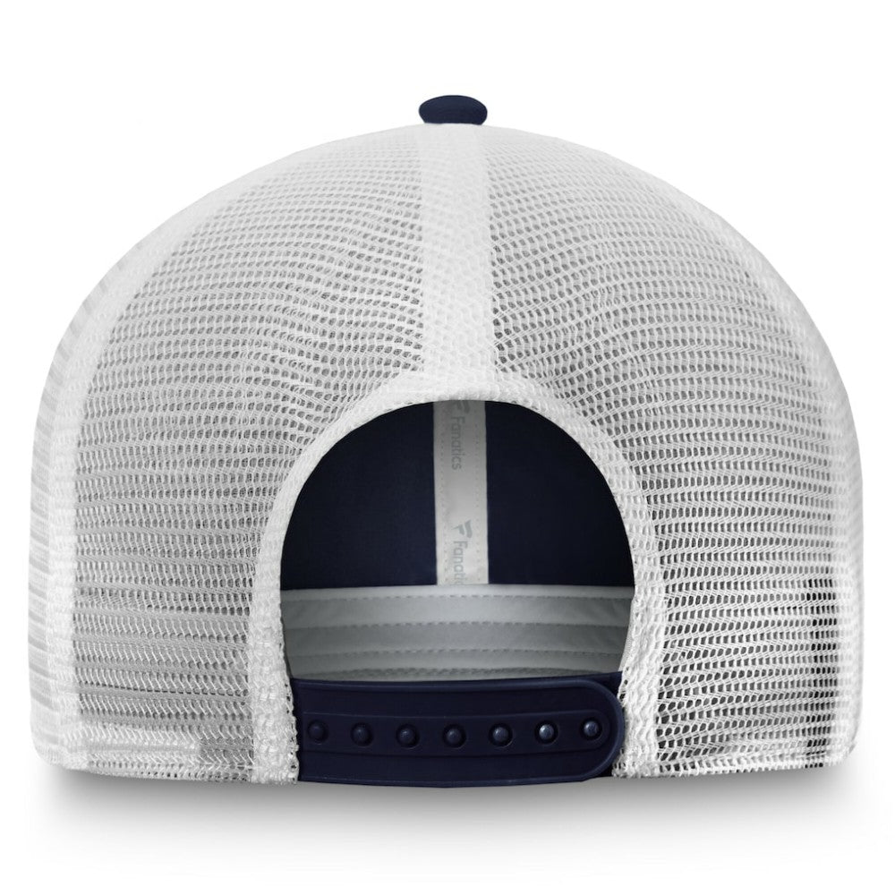 New York Rangers Fanatics Core Primary Logo Trucker Adjustable Hat - Blue/White | Fanatics discount