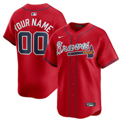 Atlanta Braves Nike Alternate Limited Custom Jersey Near Me