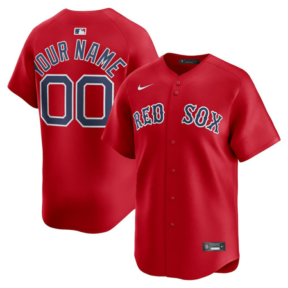 Boston Red Sox Nike Alternate Limited Custom Jersey Outlet