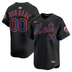 New York Mets Nike Alternate Limited Custom Jersey Near Me