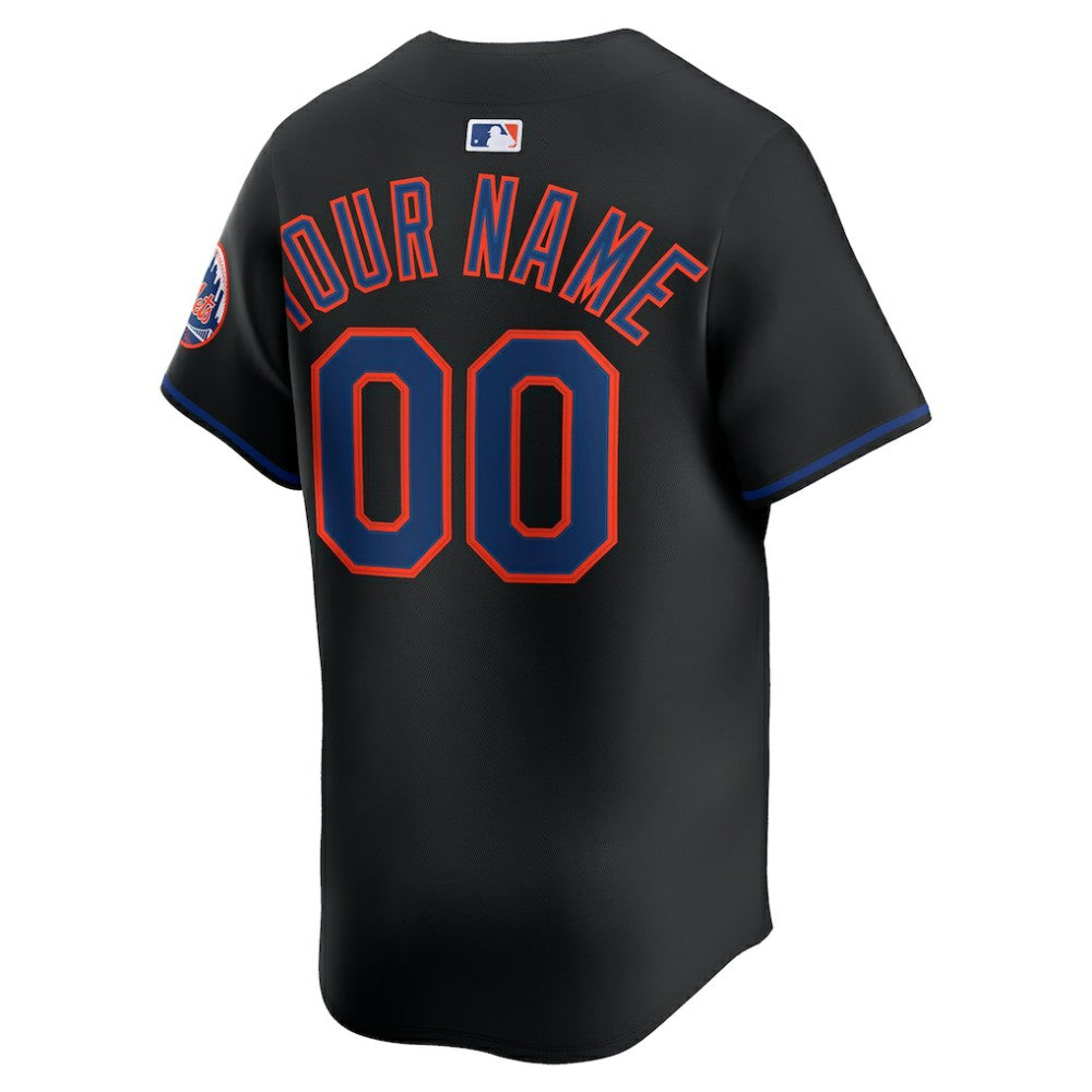 New York Mets Nike Alternate Limited Custom Jersey Near Me
