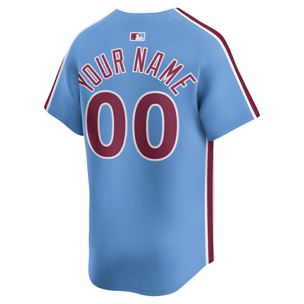 Philadelphia Phillies Nike Alternate Limited Custom Jersey Near Me