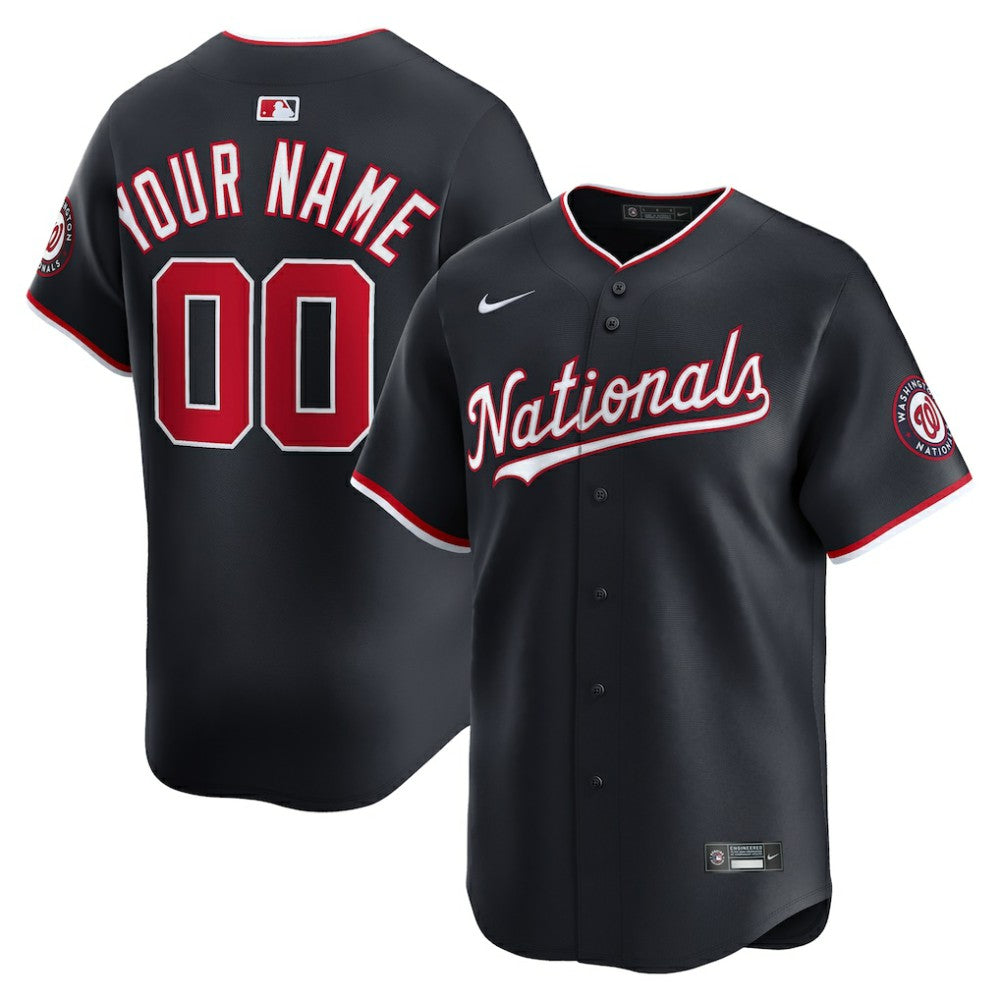 Washington Nationals Nike Alternate Limited Custom Jersey Online