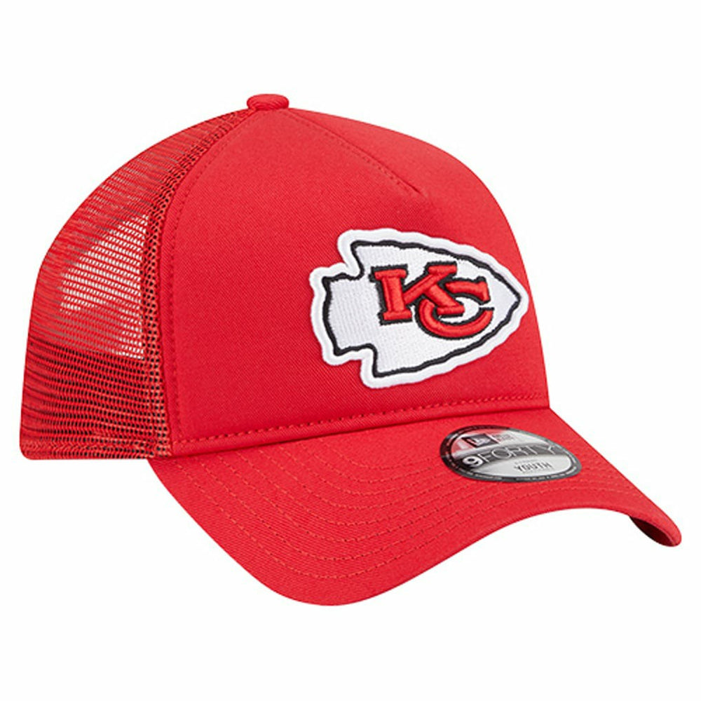 Kansas City Chiefs New Era Preschool Main A-Frame 9FORTY Adjustable Hat - Red - NFL