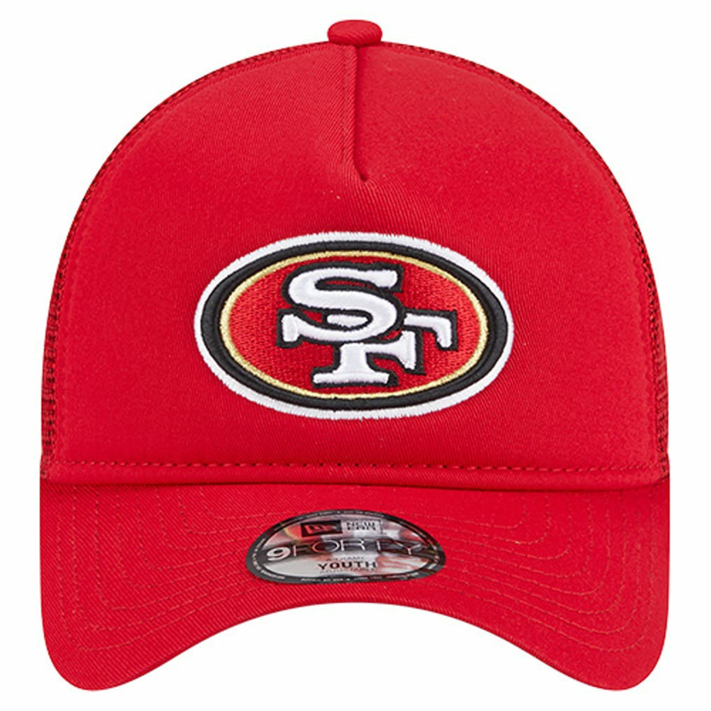 San Francisco 49ers New Era Preschool Main A-Frame 9FORTY Adjustable Hat - Scarlet - NFL