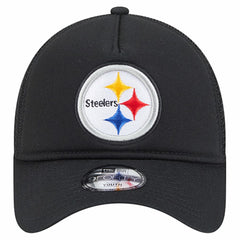 Pittsburgh Steelers New Era Preschool Main A-Frame 9FORTY Adjustable Hat - Black - NFL