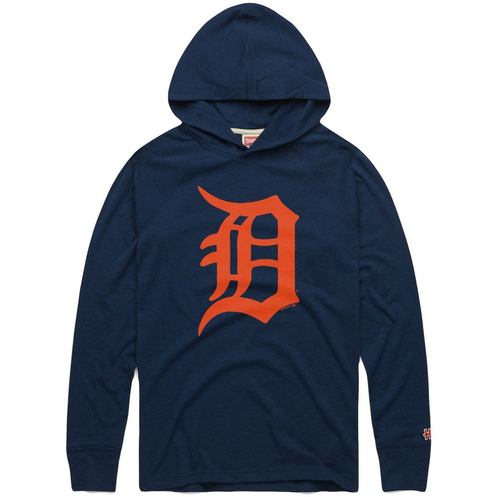Detroit Tigers Homage Lightweight Raglan Tri-Blend Pullover Hoodie Outlet