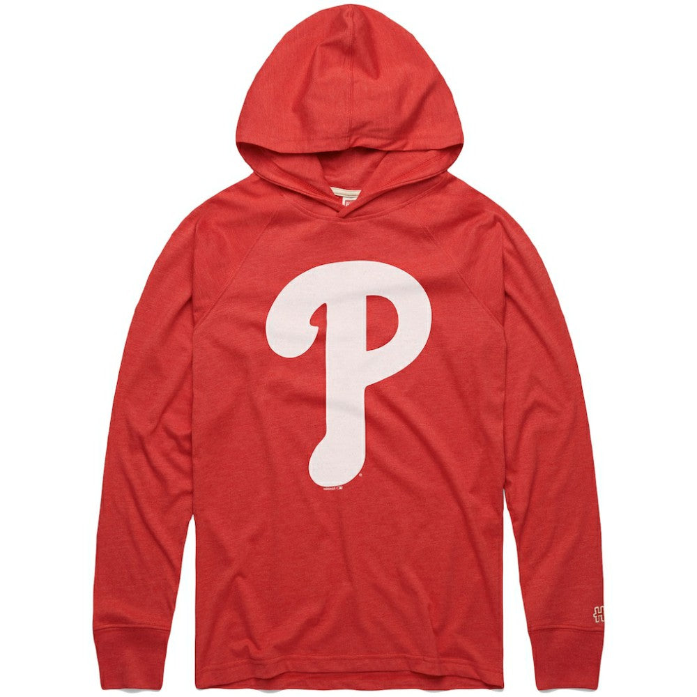 Philadelphia Phillies Homage Lightweight Raglan Tri-Blend Pullover Hoodie Outlet