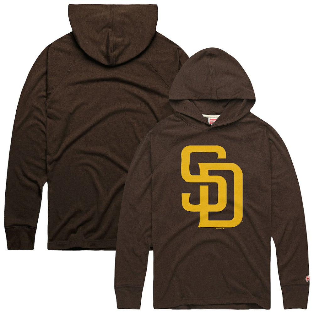 San Diego Padres Homage Lightweight Raglan Tri-Blend Pullover Hoodie Near Me