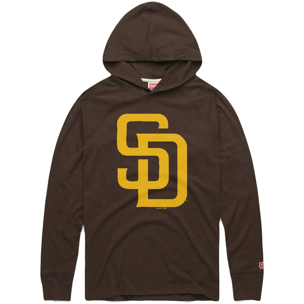 San Diego Padres Homage Lightweight Raglan Tri-Blend Pullover Hoodie Near Me