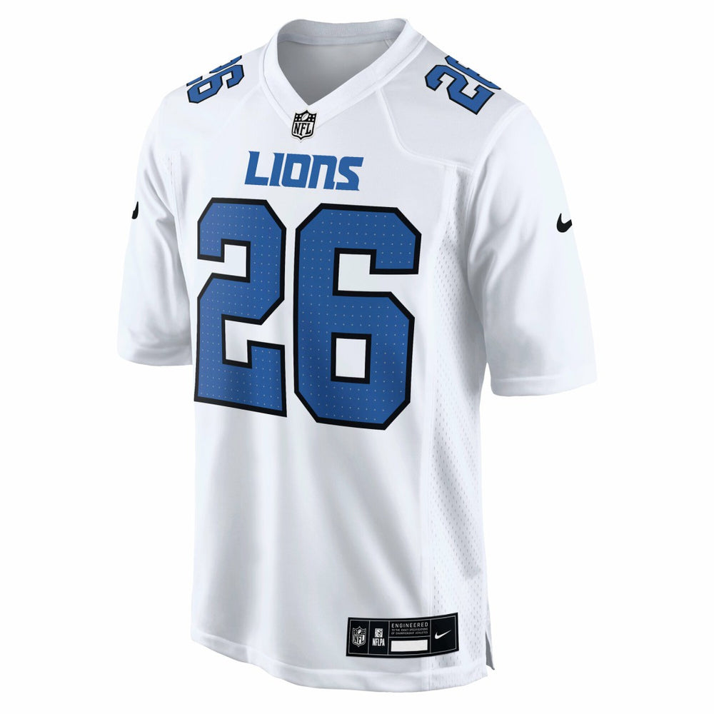Jahmyr Gibbs Detroit Lions Tundra Fashion Game Jersey - White - Nike