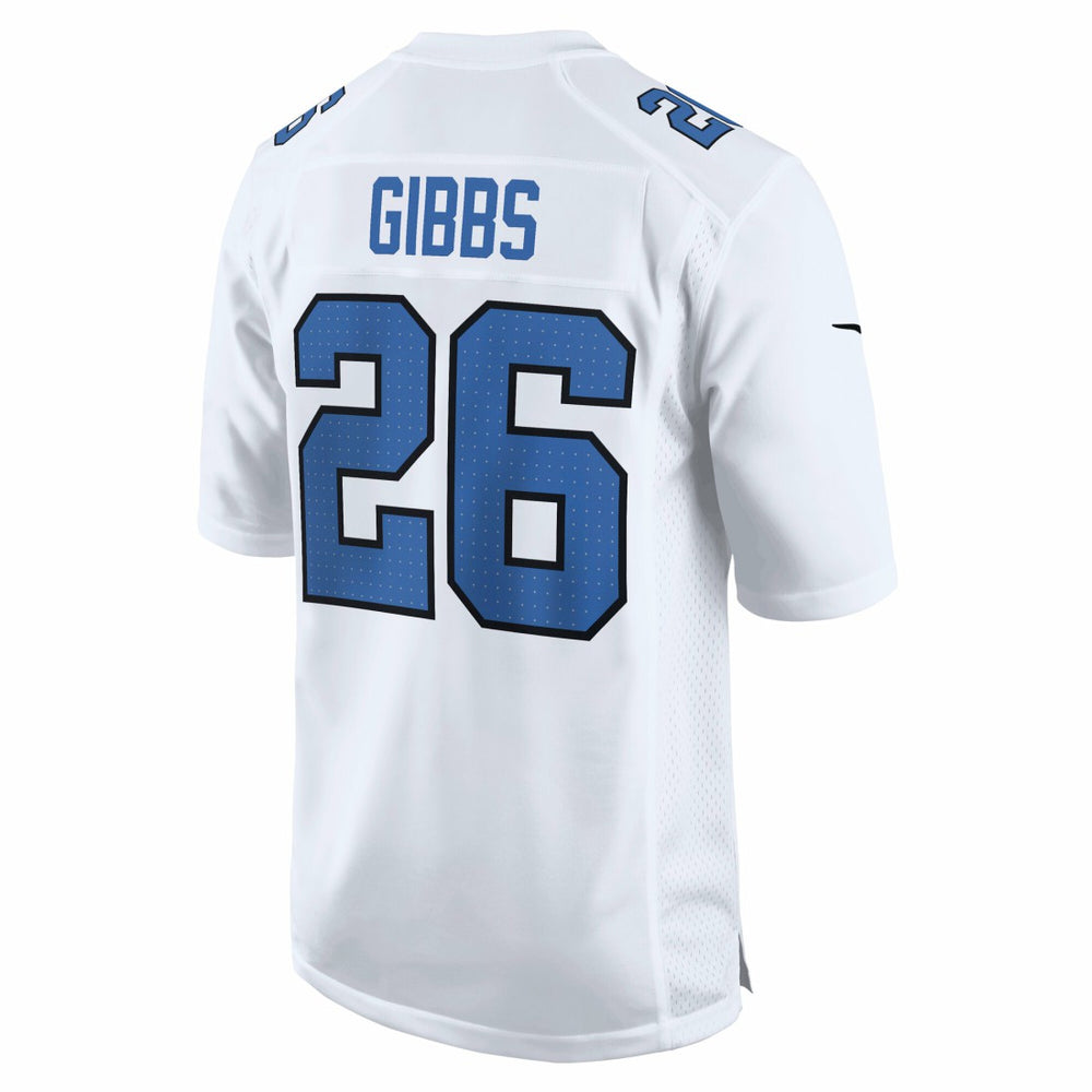 Jahmyr Gibbs Detroit Lions Tundra Fashion Game Jersey - White - Nike