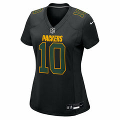 Jordan Love Green Bay Packers Women's Fashion Game Jersey - Black - Nike