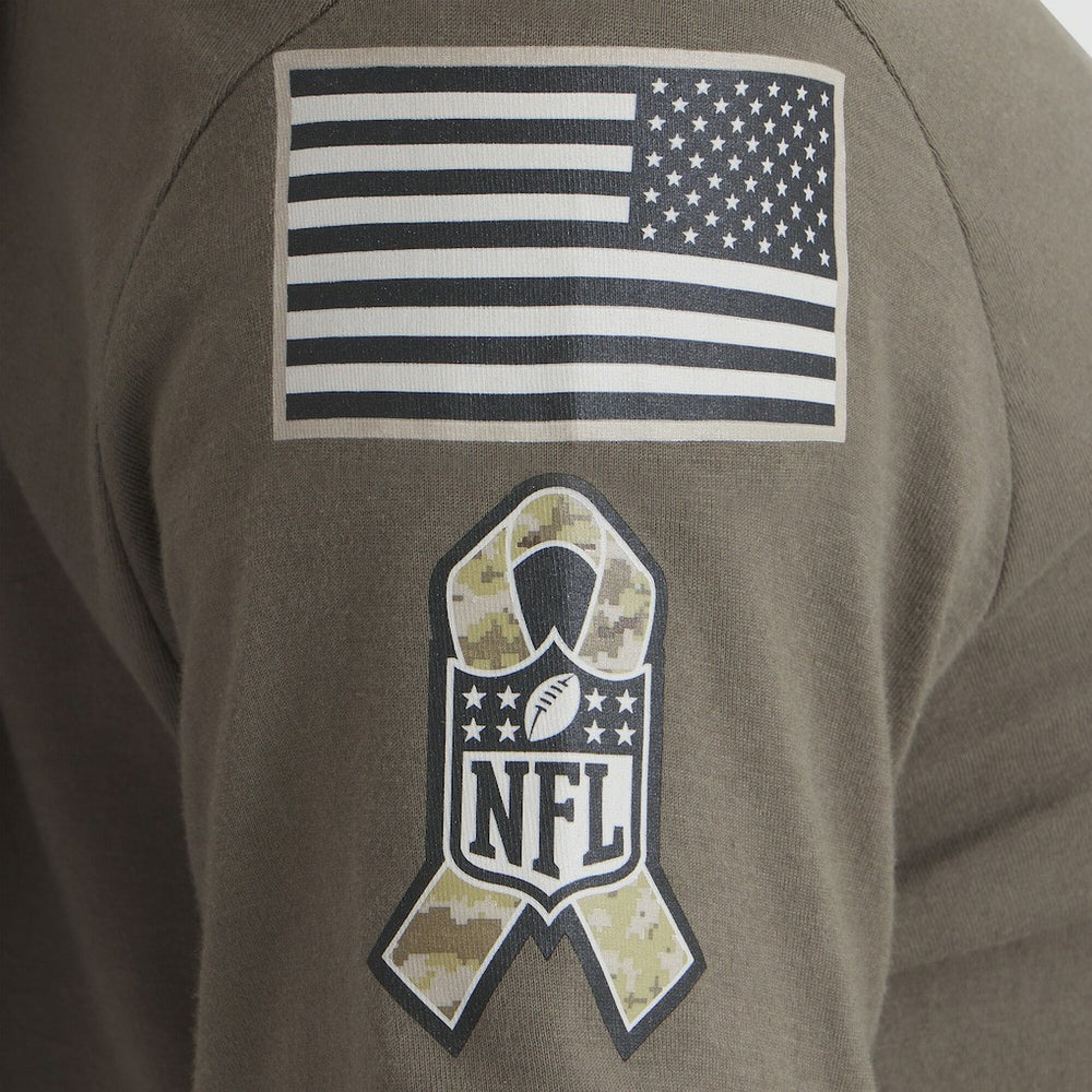 Washington Commanders Women's 2025 Salute to Service Sideline T-Shirt - Olive - Nike