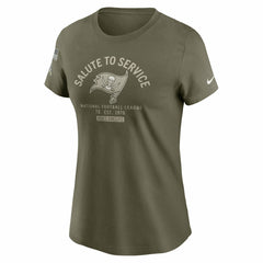 Tampa Bay Buccaneers Women's 2025 Salute to Service Sideline T-Shirt - Olive - Nike
