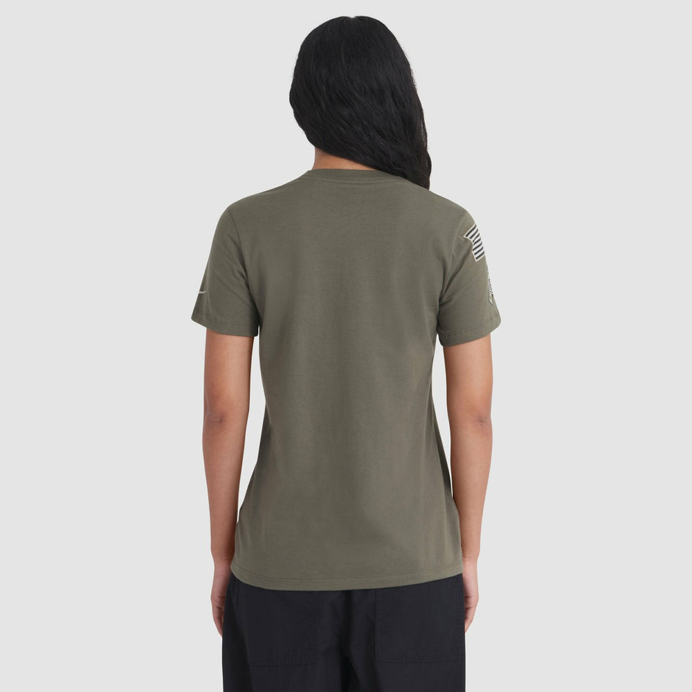 Green Bay Packers Women's 2025 Salute to Service Sideline T-Shirt - Olive - Nike