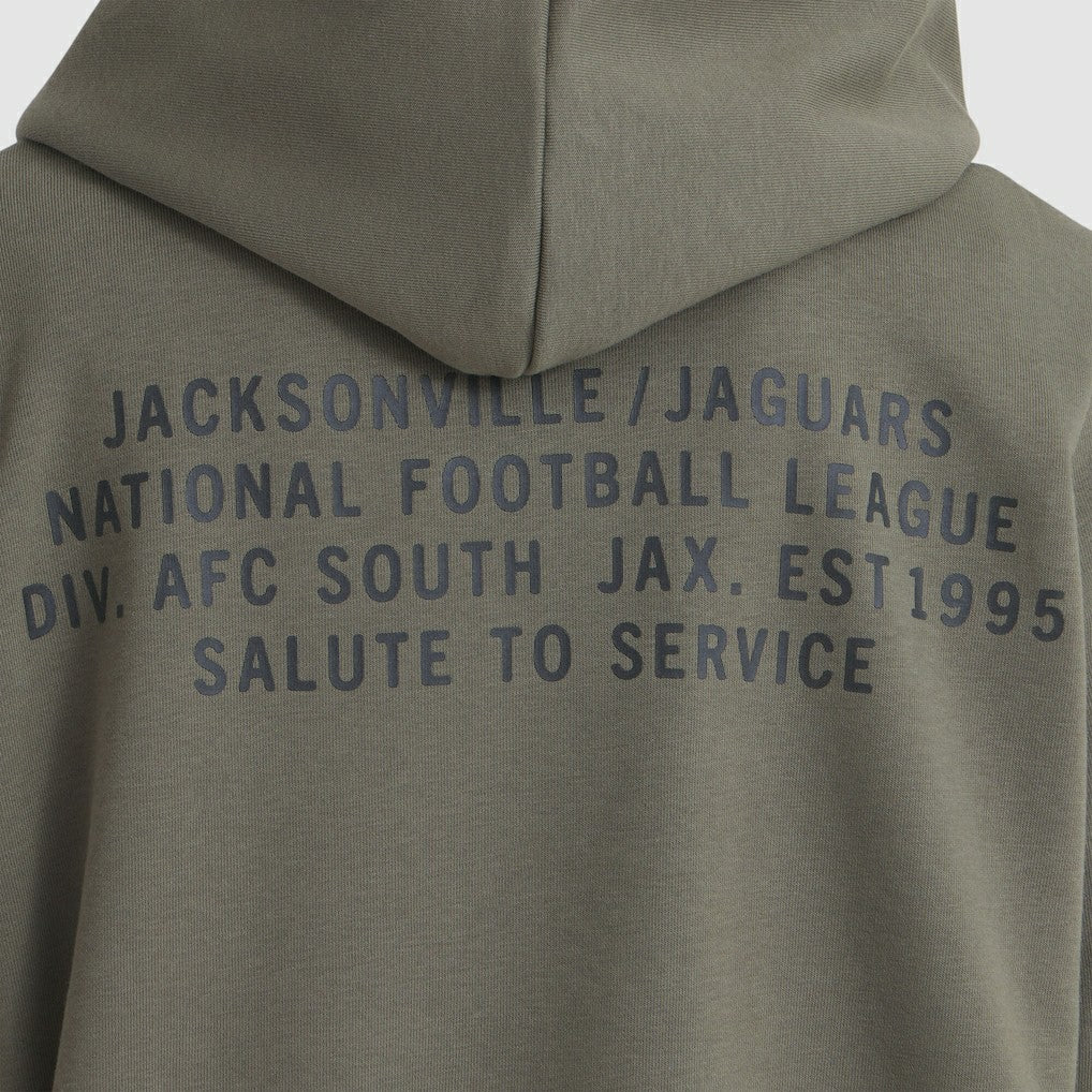 Jacksonville Jaguars Women's 2025 Salute to Service Sideline Standard Issue Dri-FIT Hoodie - Olive - Nike