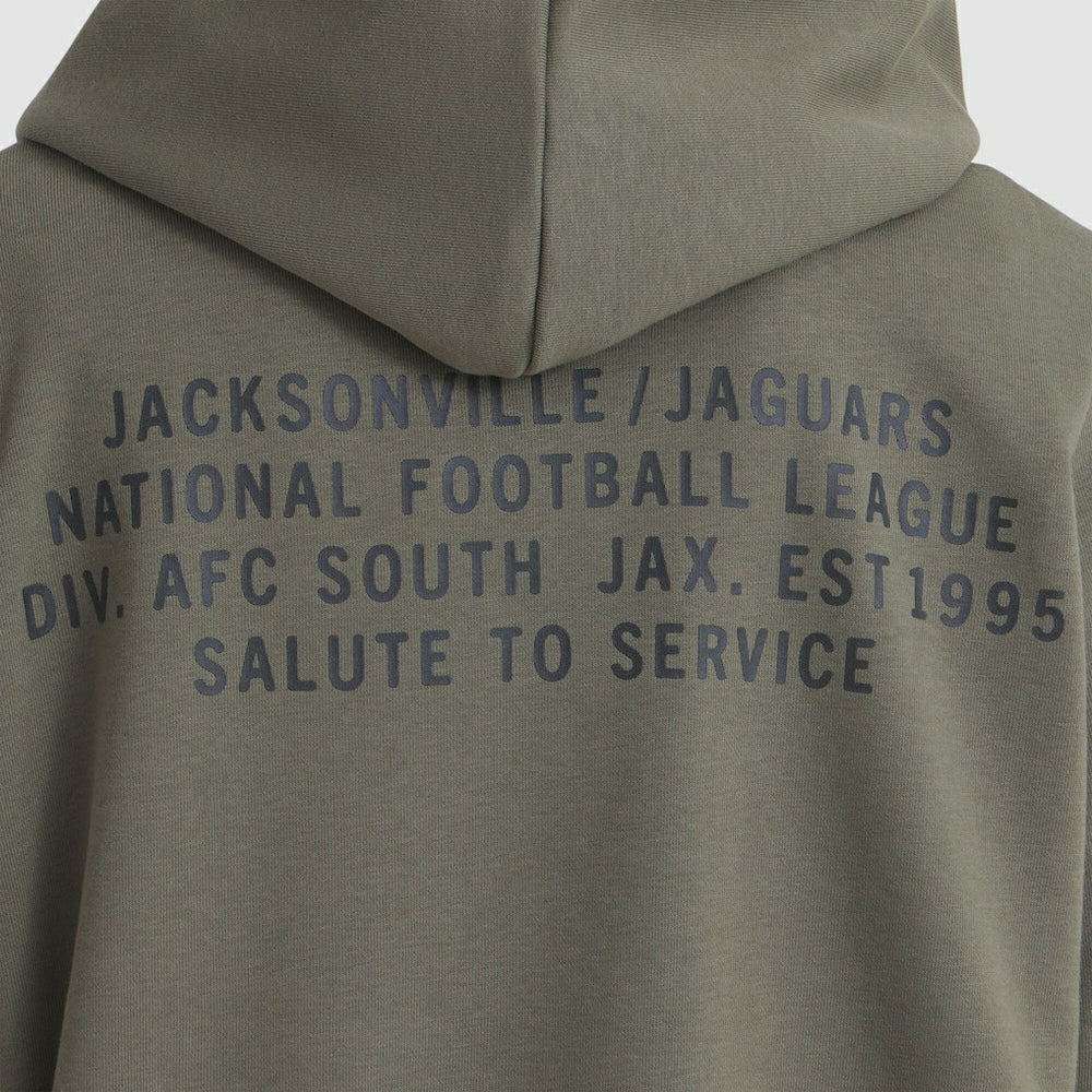 Jacksonville Jaguars Women's 2025 Salute to Service Sideline Standard Issue Dri-FIT Hoodie - Olive - Nike