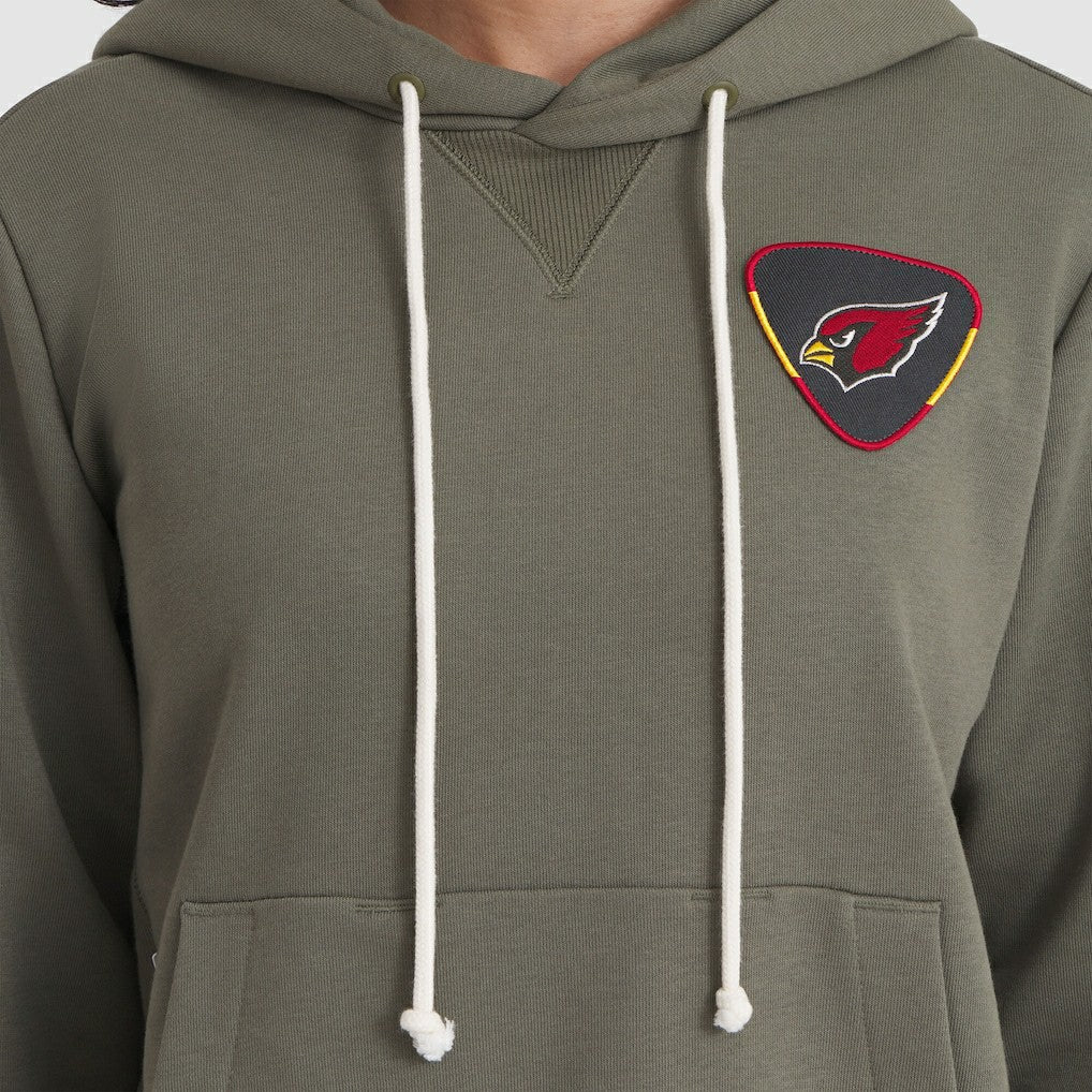 Arizona Cardinals Women's 2025 Salute to Service Sideline Standard Issue Dri-FIT Hoodie - Olive - Nike