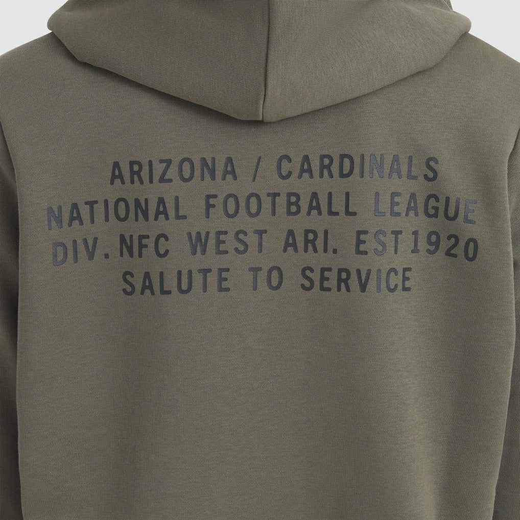 Arizona Cardinals Women's 2025 Salute to Service Sideline Standard Issue Dri-FIT Hoodie - Olive - Nike