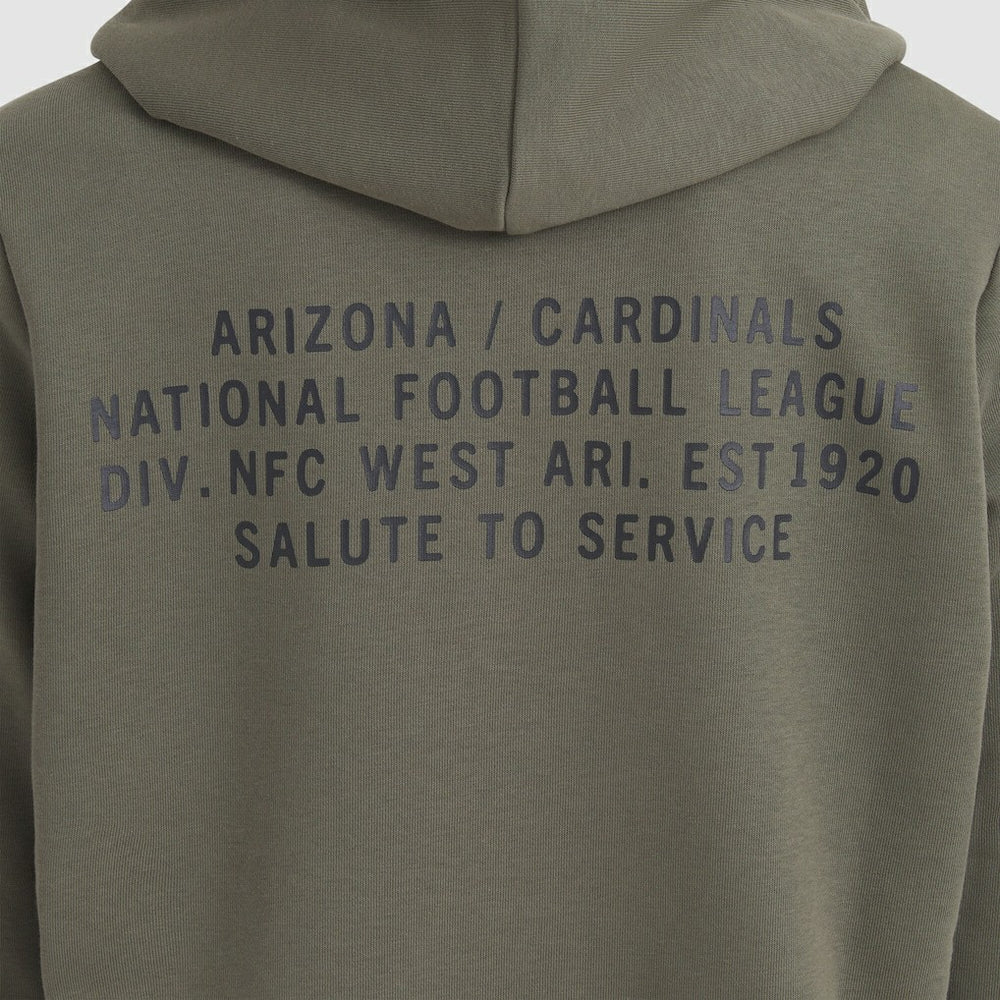 Arizona Cardinals Women's 2025 Salute to Service Sideline Standard Issue Dri-FIT Hoodie - Olive - Nike