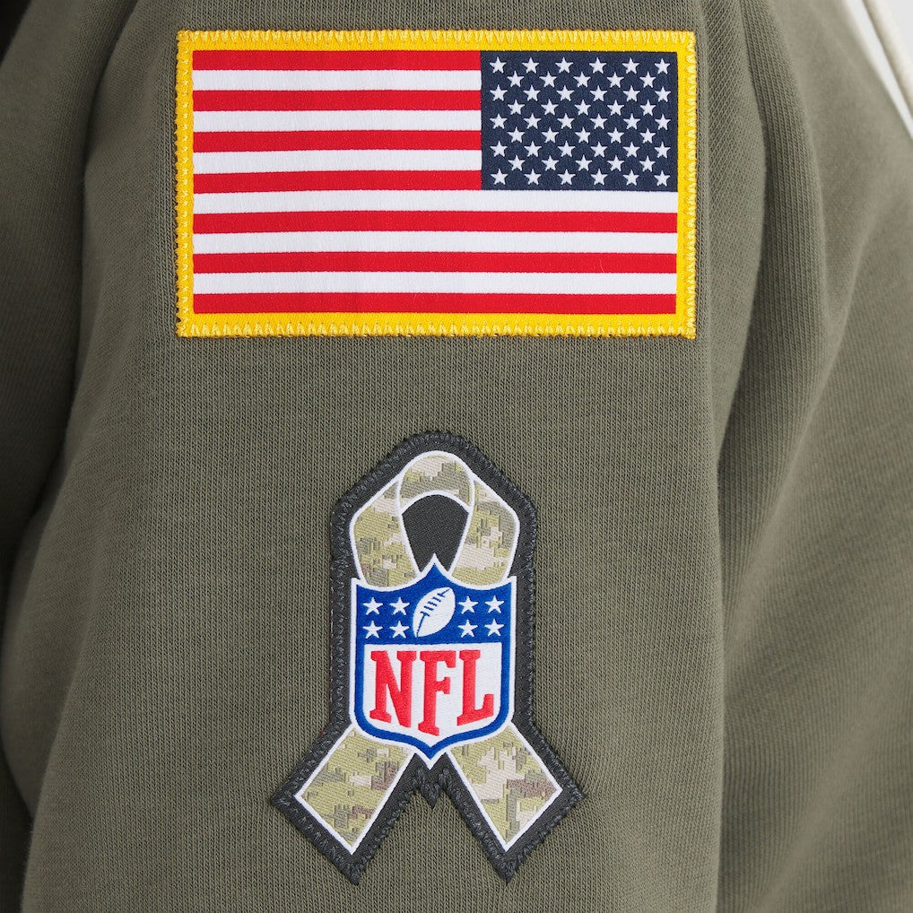 Washington Commanders Women's 2025 Salute to Service Sideline Standard Issue Dri-FIT Hoodie - Olive - Nike