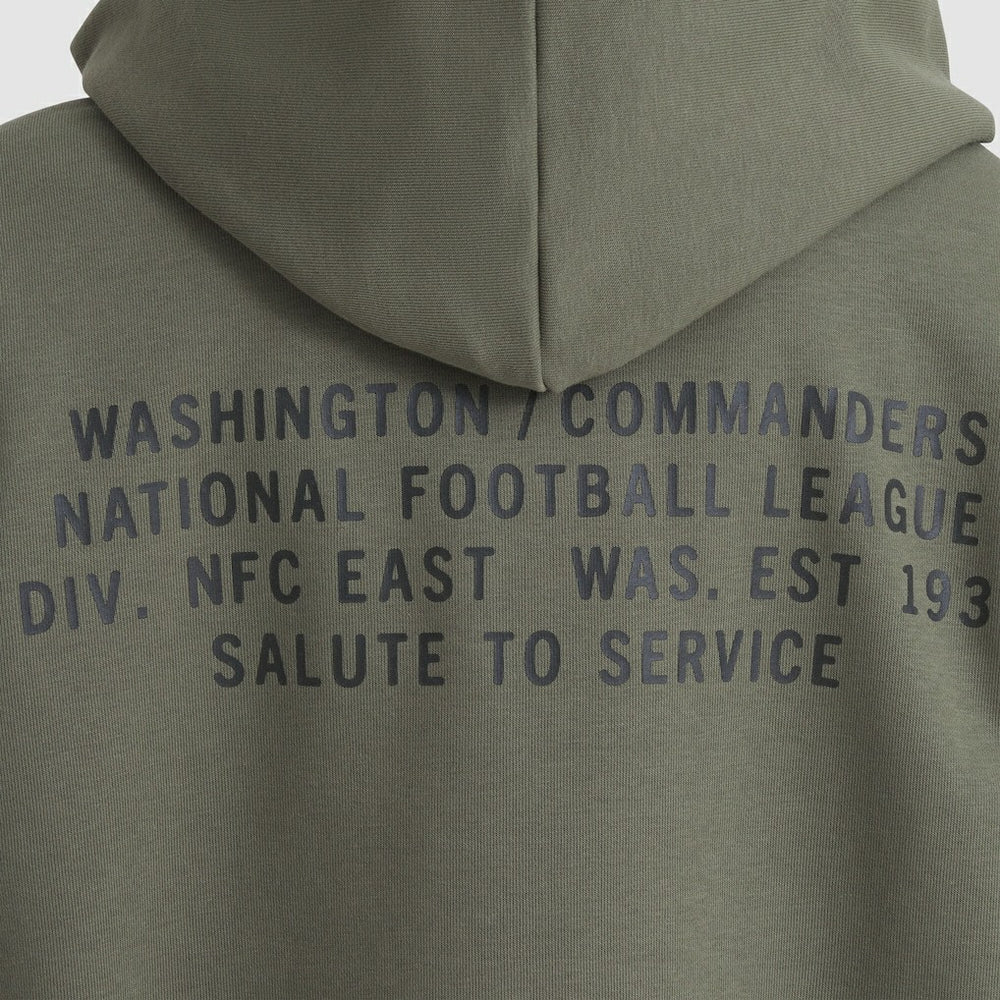 Washington Commanders Women's 2025 Salute to Service Sideline Standard Issue Dri-FIT Hoodie - Olive - Nike