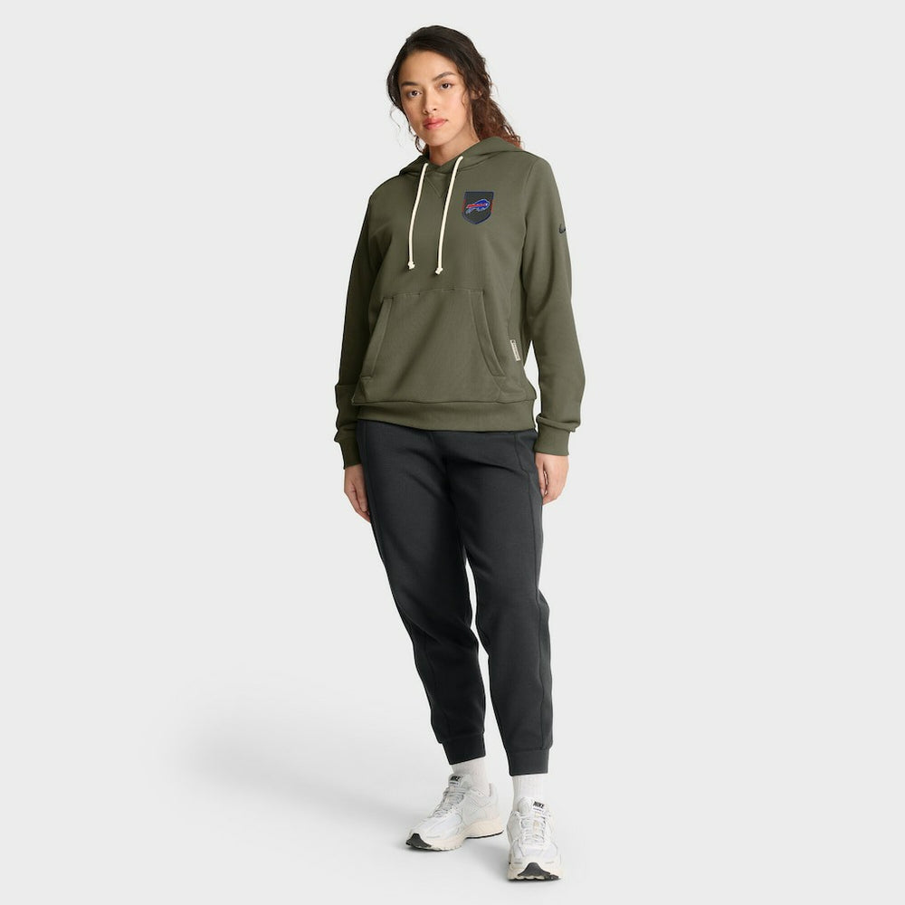 Buffalo Bills Women's 2025 Salute to Service Sideline Standard Issue Dri-FIT Hoodie - Olive - Nike