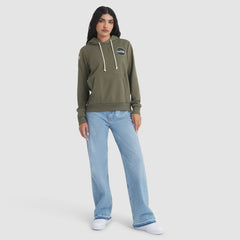 Seattle Seahawks Women's 2025 Salute to Service Sideline Standard Issue Dri-FIT Hoodie - Olive - Nike