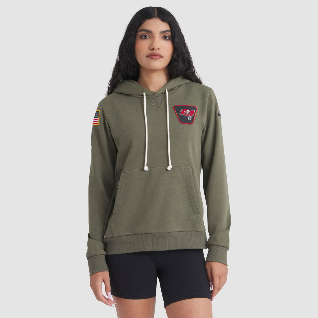 Tampa Bay Buccaneers Women's 2025 Salute to Service Sideline Standard Issue Dri-FIT Hoodie - Olive - Nike