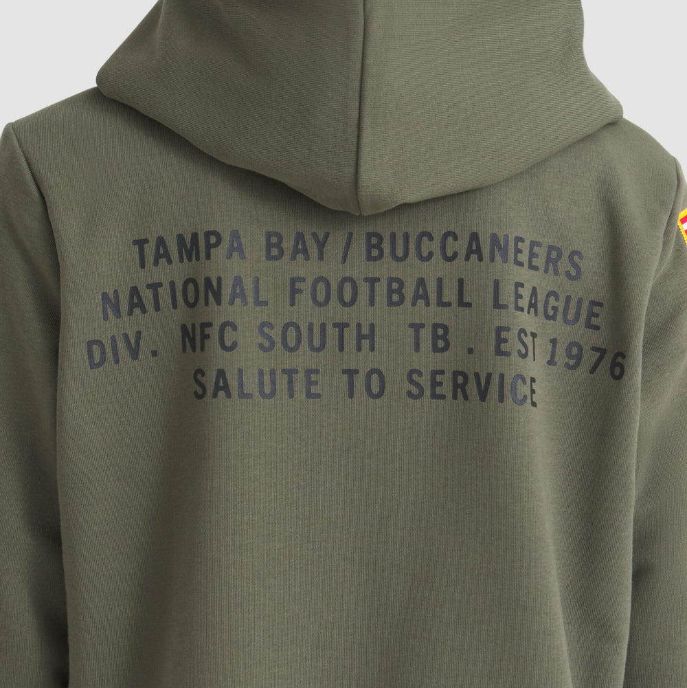 Tampa Bay Buccaneers Women's 2025 Salute to Service Sideline Standard Issue Dri-FIT Hoodie - Olive - Nike