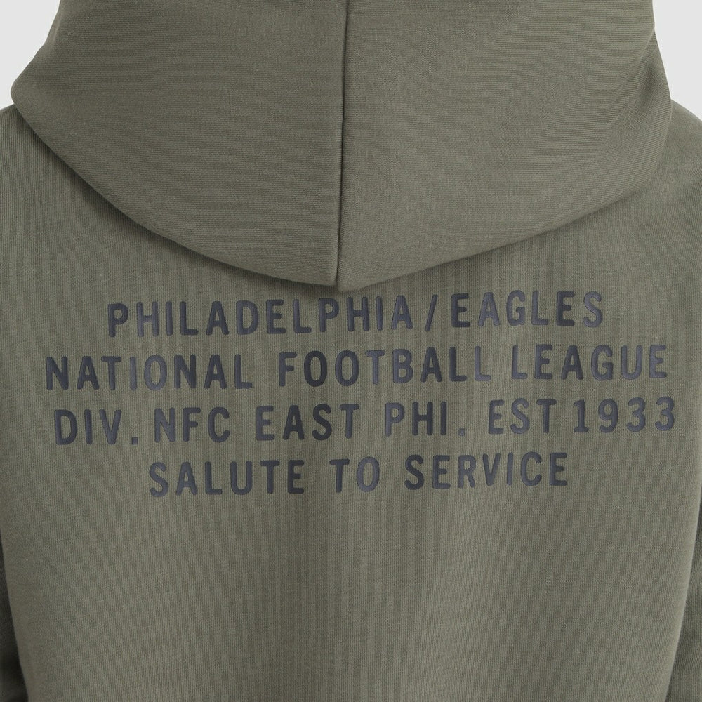 Philadelphia Eagles Women's 2025 Salute to Service Sideline Standard Issue Dri-FIT Hoodie - Olive - Nike