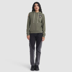 Minnesota Vikings Women's 2025 Salute to Service Sideline Standard Issue Dri-FIT Hoodie - Olive - Nike