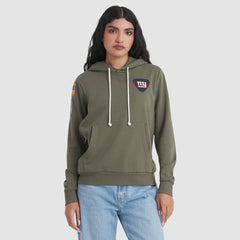 New York Giants Women's 2025 Salute to Service Sideline Standard Issue Dri-FIT Hoodie - Olive - Nike