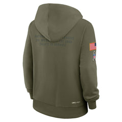 Dallas Cowboys Women's 2025 Salute to Service Sideline Standard Issue Dri-FIT Hoodie - Olive - Nike