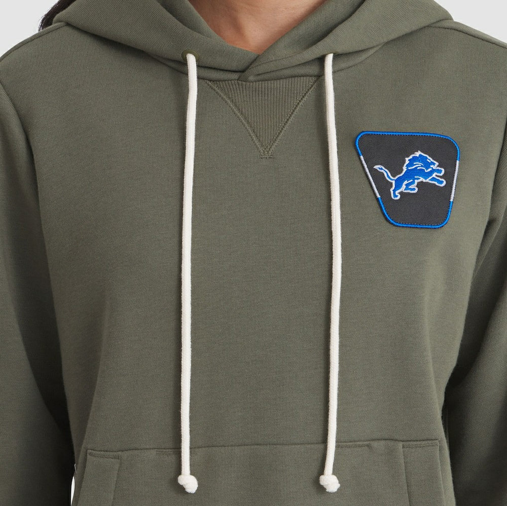 Detroit Lions Women's 2025 Salute to Service Sideline Standard Issue Dri-FIT Hoodie - Olive - Nike
