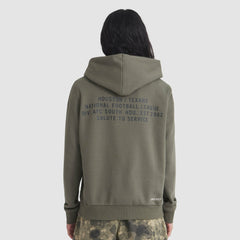 Houston Texans Women's 2025 Salute to Service Sideline Standard Issue Dri-FIT Hoodie - Olive - Nike