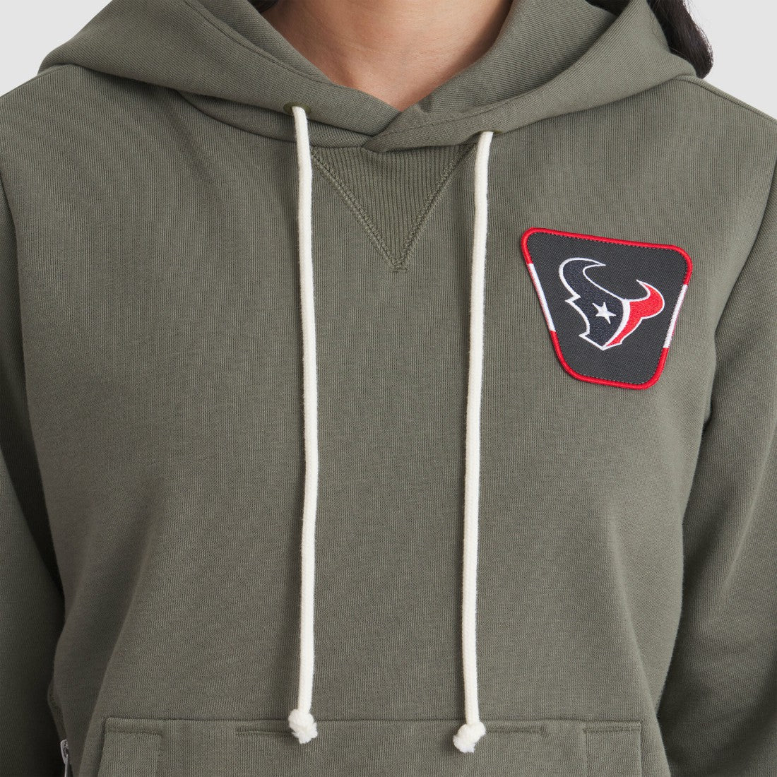 Houston Texans Women's 2025 Salute to Service Sideline Standard Issue Dri-FIT Hoodie - Olive - Nike