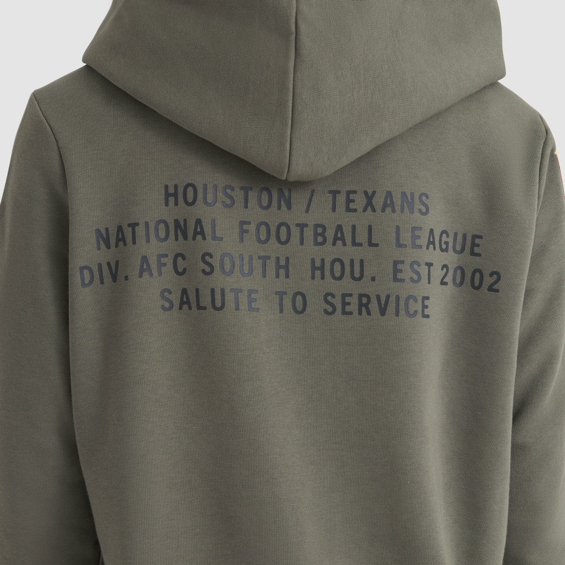 Houston Texans Women's 2025 Salute to Service Sideline Standard Issue Dri-FIT Hoodie - Olive - Nike