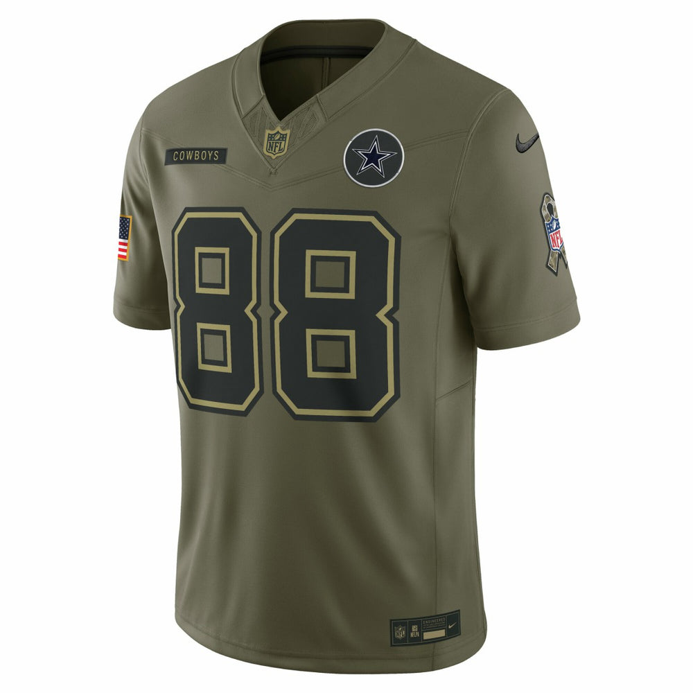 CeeDee Lamb Dallas Cowboys 2025 Salute to Service Limited Jersey - Olive - Nike